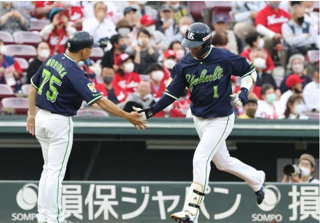 山田先制5号ソロ20220427撮影・加藤孝規