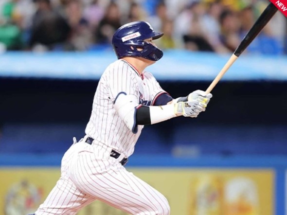 村上21号2ランで先制 出典ヤクルト公式サイト2024/08/07